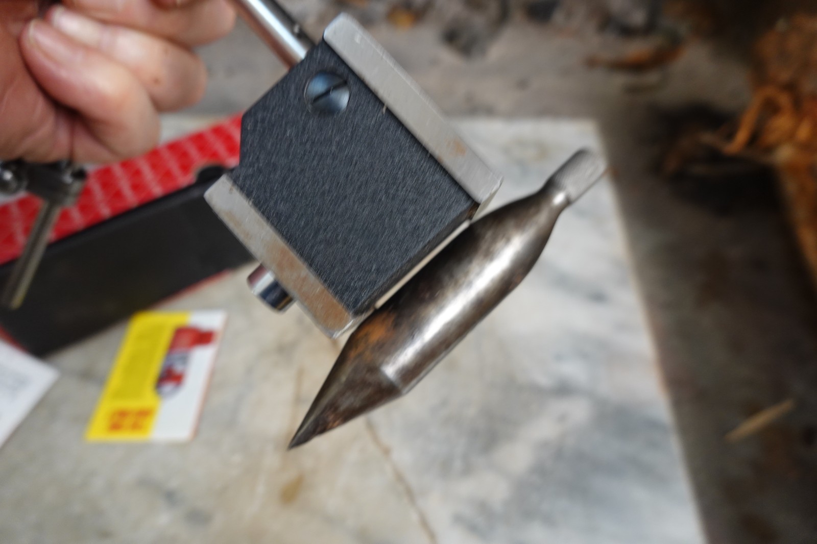 LS STARRETT MAG BASE IND HOLDER 657AA UNUSED Original Box Machinist Mechanic