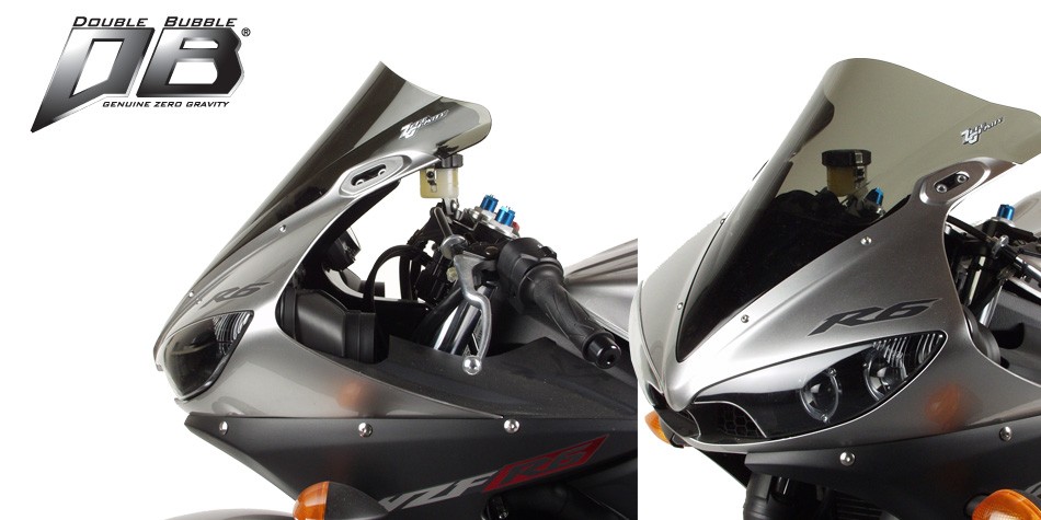 Zero Gravity Double Bubble Dark Smoke Windscreen (16-540-19)