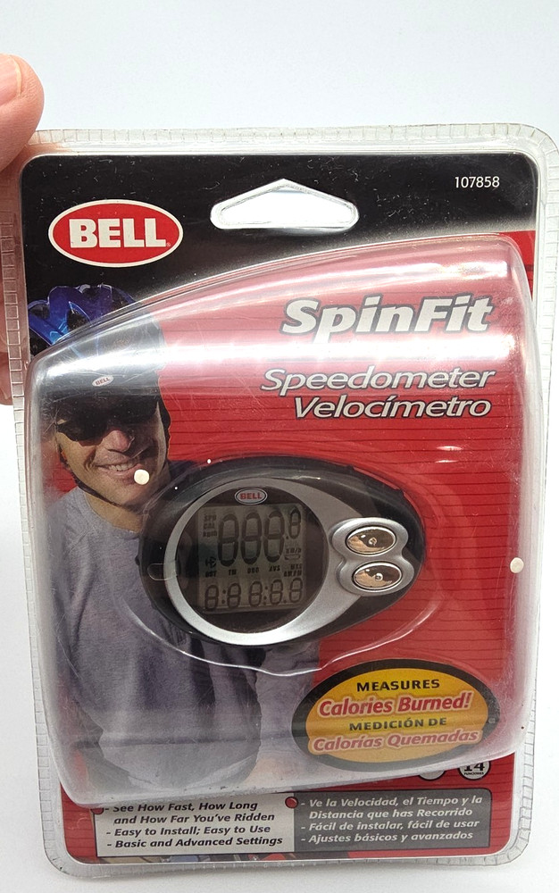 Bell SpinFit 14 Function Bicycle Speedometer w Speed Distance Time Calorie Count