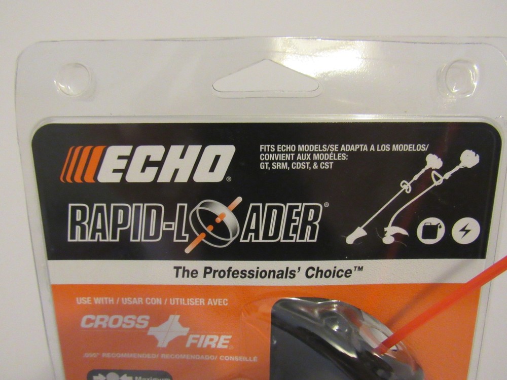 ECHO Rapid-Loader Pro Trimmer Head .095"-.105" Line Capacity Commercial Quality