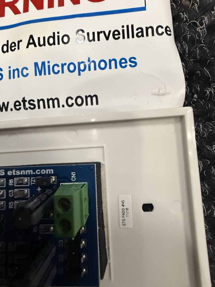 NEW ETS SM1 SURVEILLANCE MICROPHONE