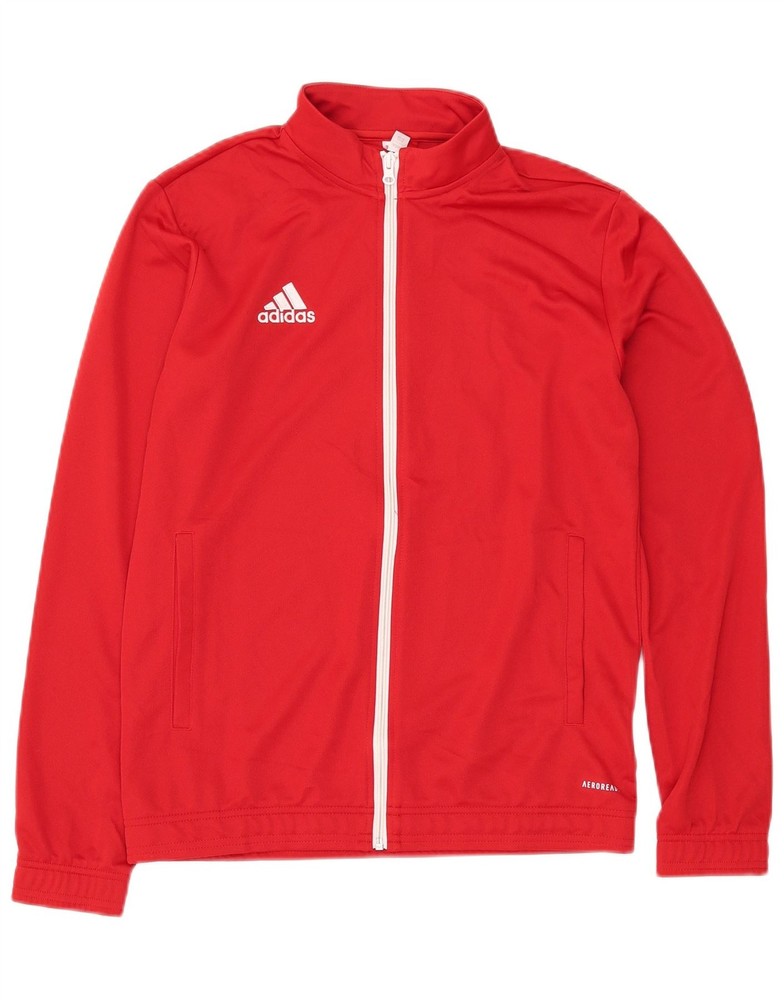 Adidas Mens Aeroready Tracksuit Top Jacket Medium Red Polyester AM29