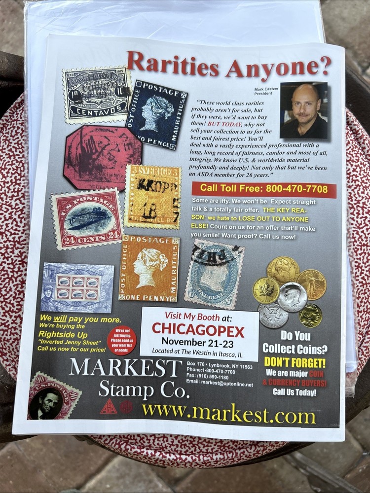 New October 2025 Scott Stamp Monthly Postage Catalogue “The Default Flag Stamp”