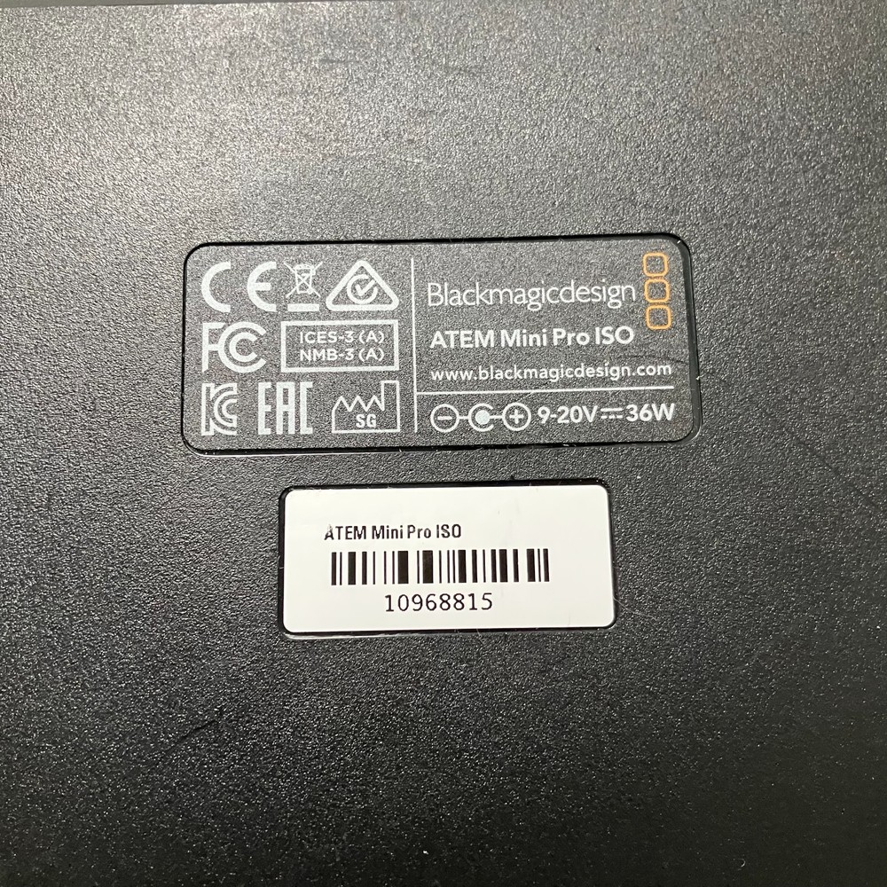 Blackmagic Design ATEM Mini Pro ISO HDMI Live Stream Video Switcher Multi View
