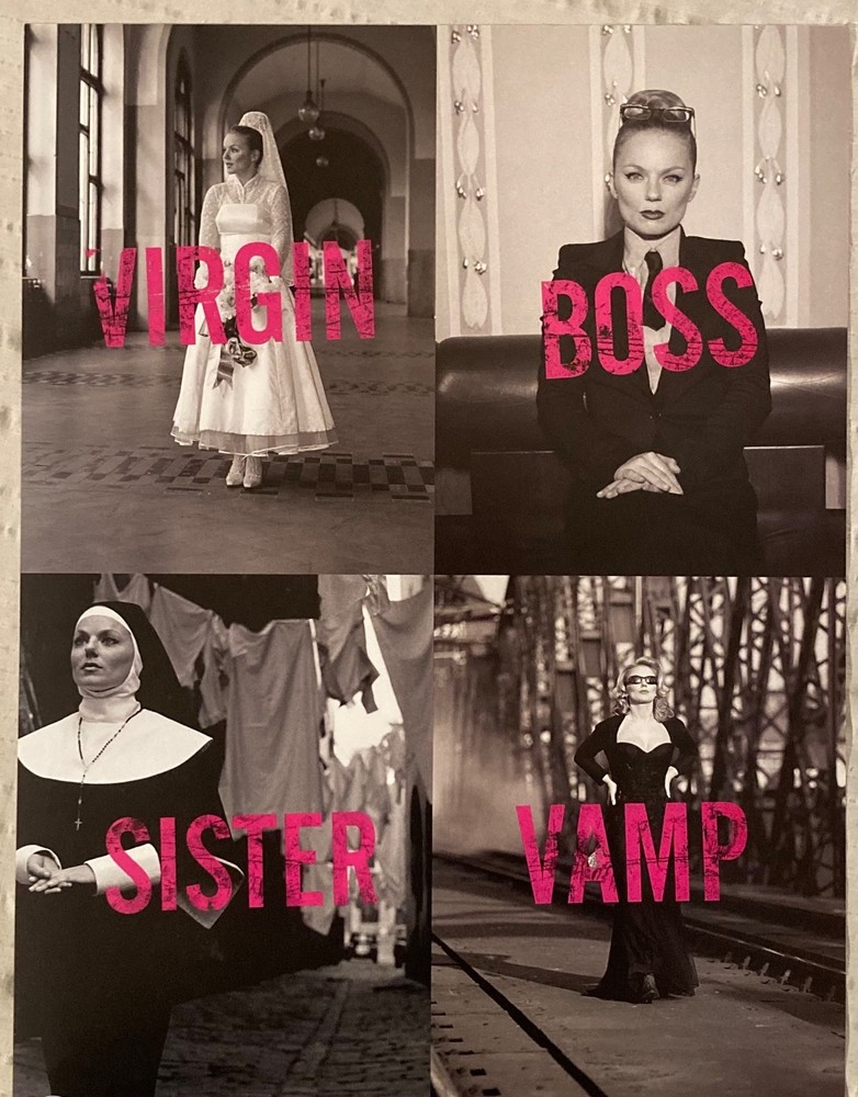 Geri Halliwell 1999 Two-Sided Promo Poster Schizo-Phonic Spice Girls F