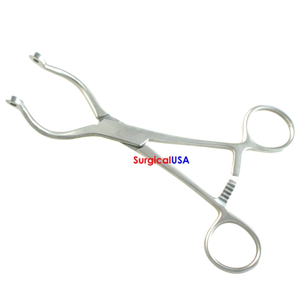 Crown Placer Remover Forceps 6.25" with Ratchet Lock