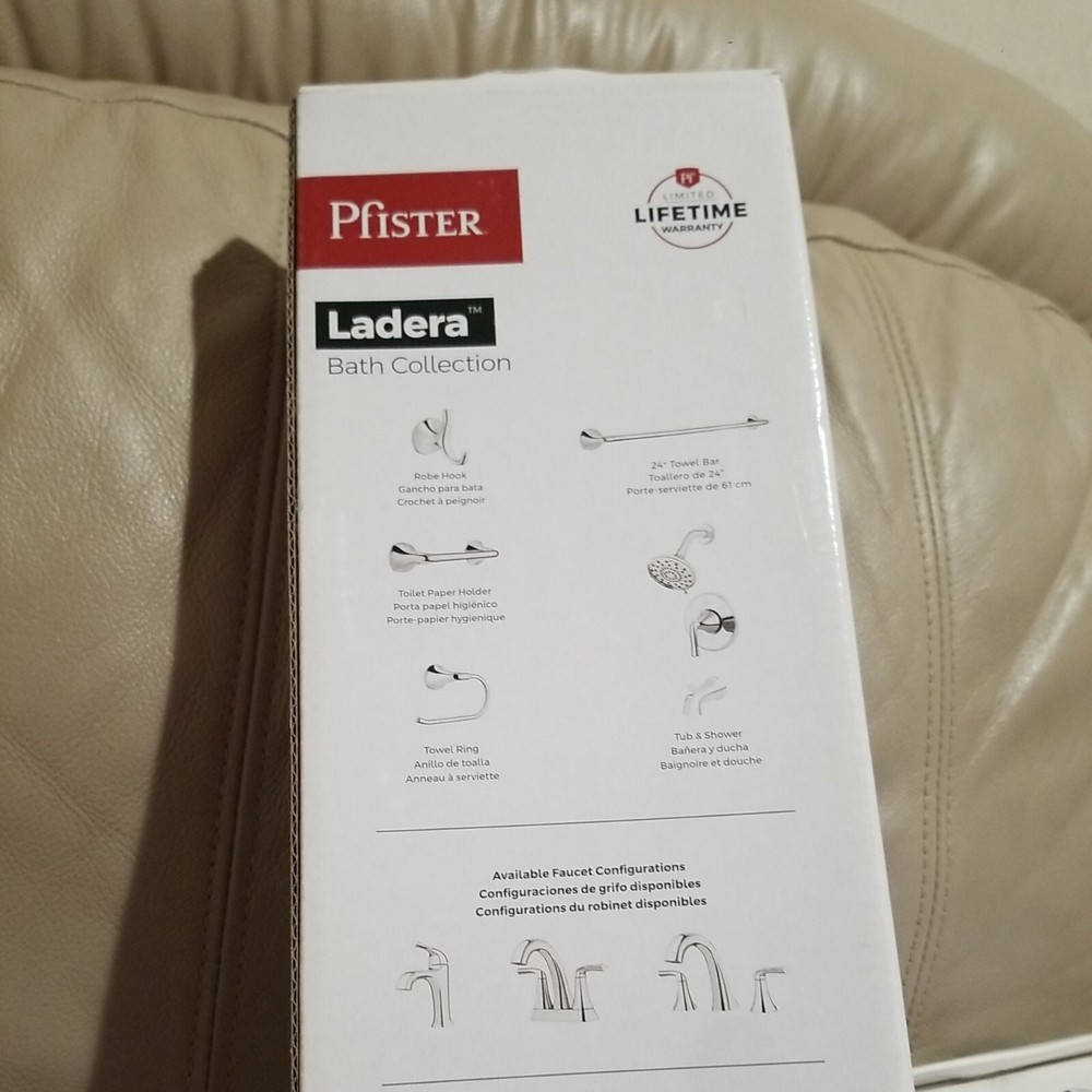 NEW Pfister Ladera 3-Piece Bath Accessory Set in Chrome