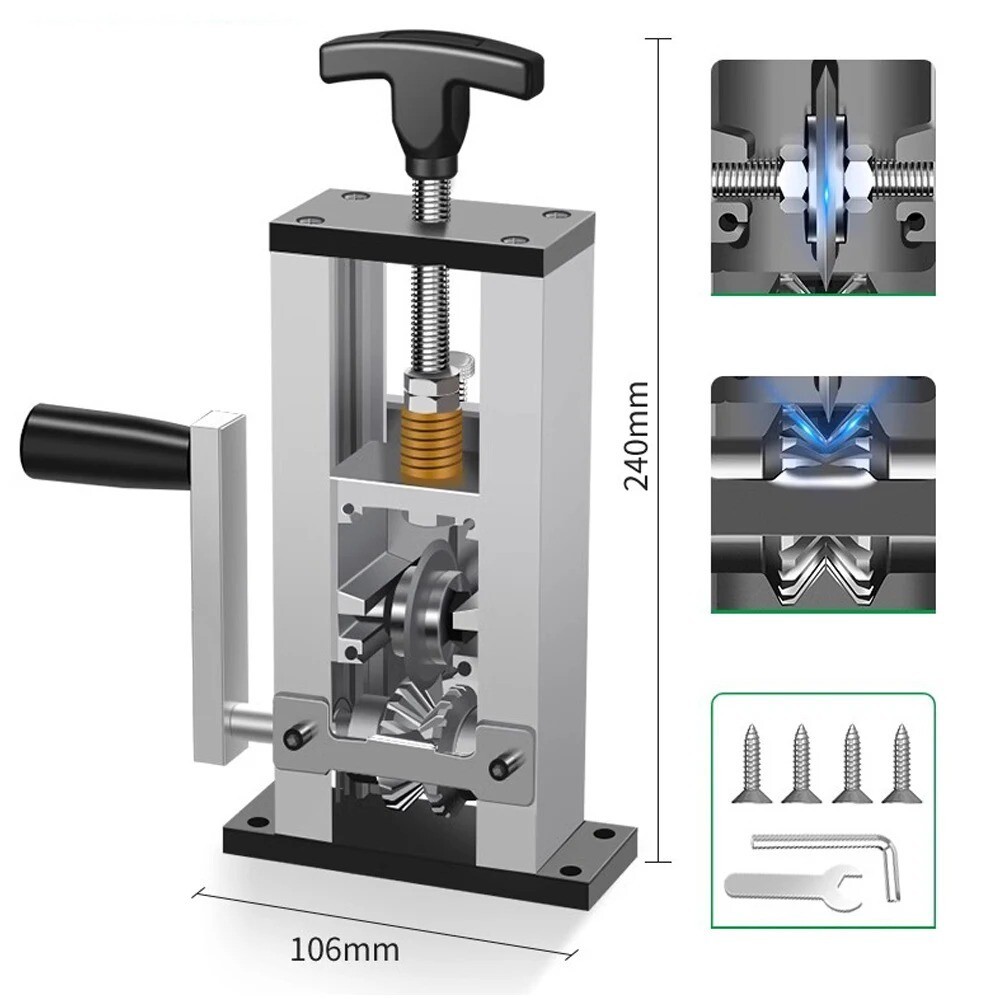 Manual Wire Stripping Tool 1-25mm Cable Electric Peeling Machine