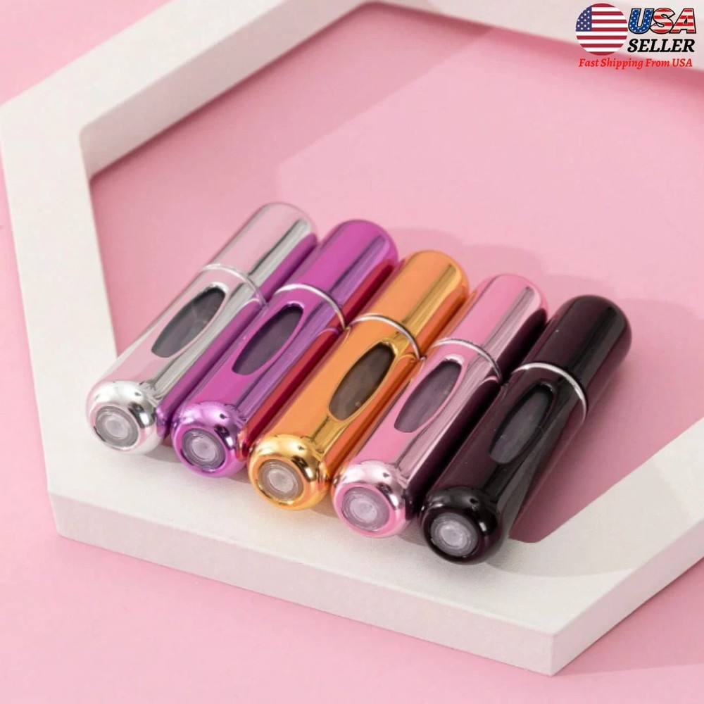 Perfume Atomizer Bottle Travel Portable Mini Refillable Scent Pump Spray 5ML/1pc
