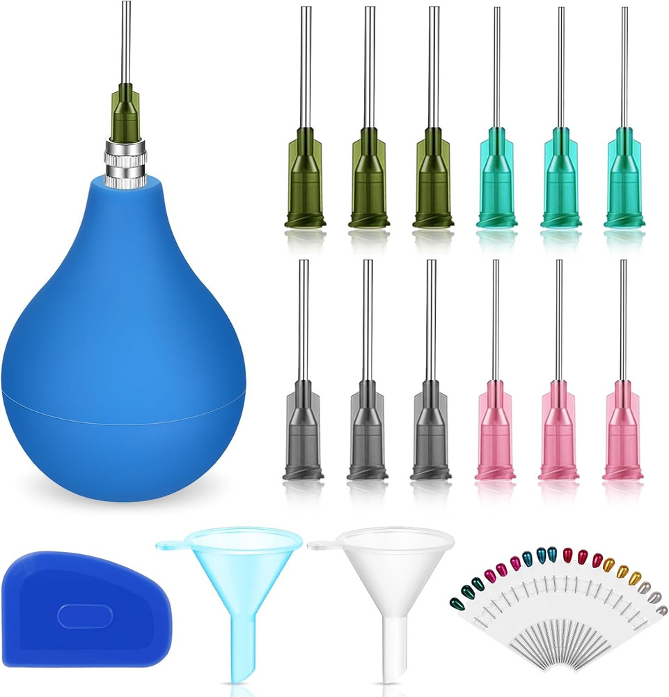 34 Pcs Pottery Tools Supplies Ceramic Precision Applicator Slip Trailing Bottles