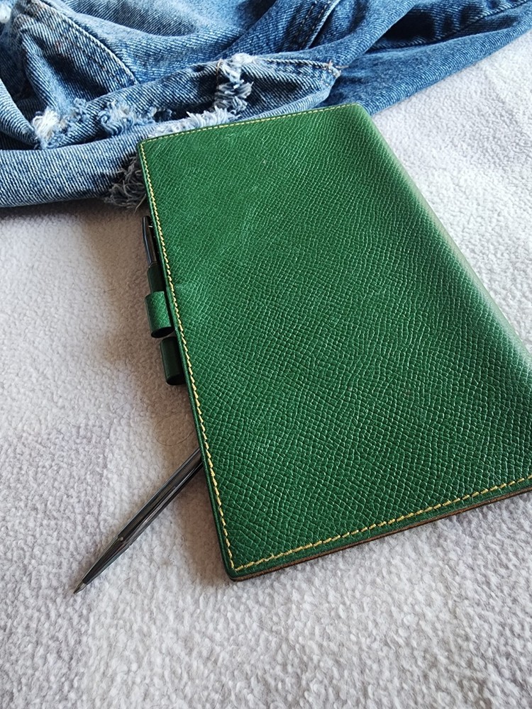 Authentic Hermes Two-tone Agenda Cover