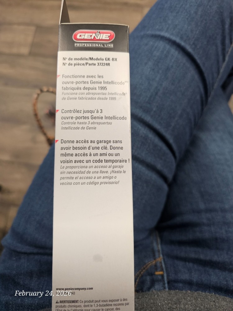 Genie Professional Line Wireless Keypad