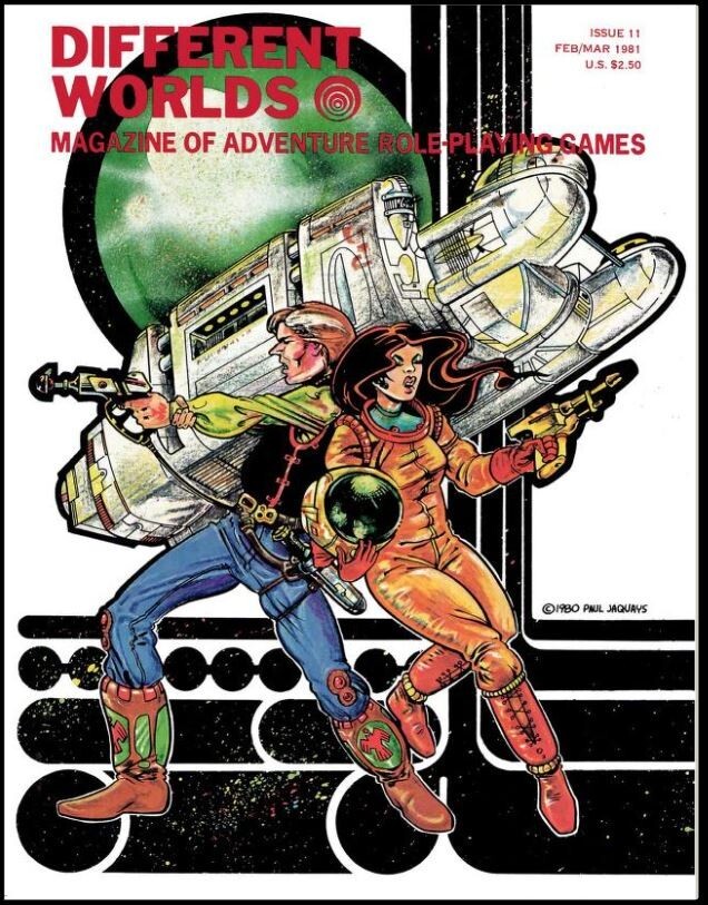 DIFFERENT WORLDS RPG MAGAZINE 30 Classic Issues On USB Flash Drive