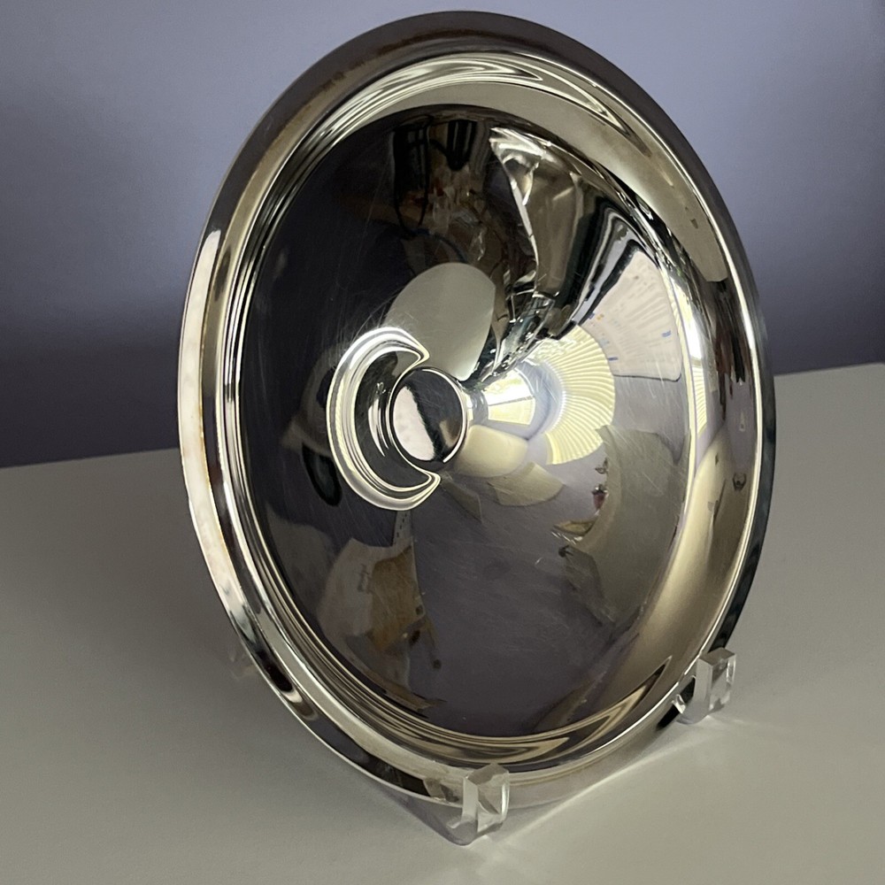 Art Deco Silver plated Soup Tureen or Chafing Dish Lid ONLY 9" Diameter