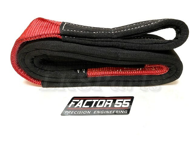 Factor 55 Tree Saver Strap 8 Foot 3 Inch Black/Red 00077