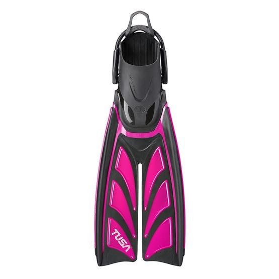 TUSA Hyflex Zoom Split Diving Fins with Adjustable Bungee Strap - Compact