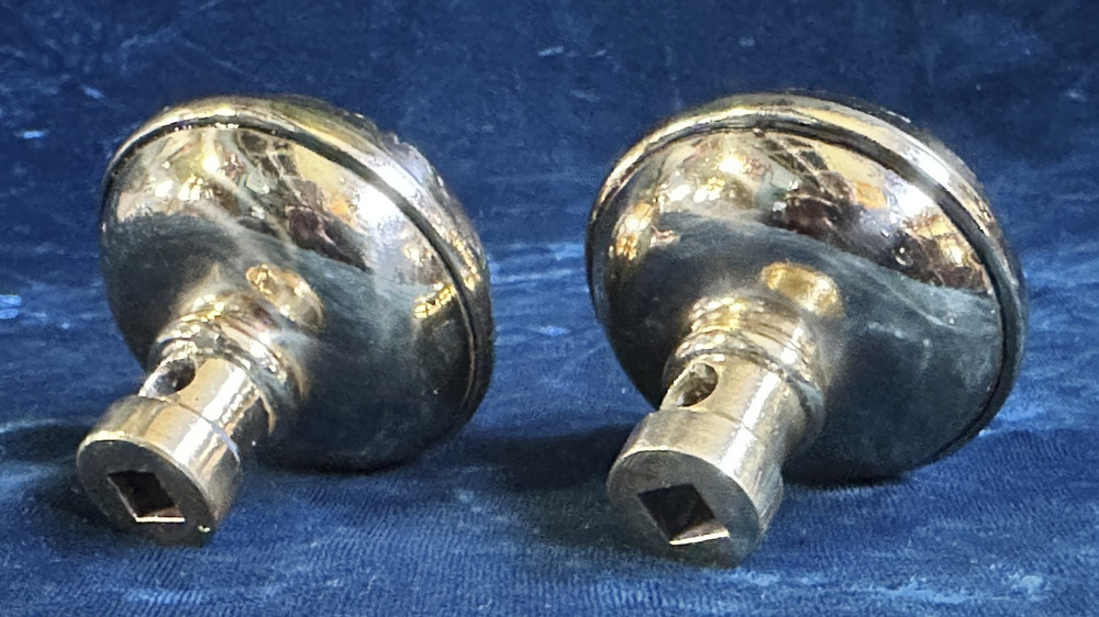 Antique Victorian Ornate Corbin Ceylon Passage Set Door Knobs & Backplates *