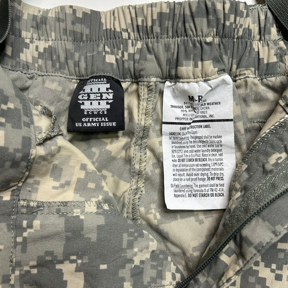 LDS Soft Shell Cold Weather Trouser Medium Regular Gen 3 III L5 Bottom Digi Camo