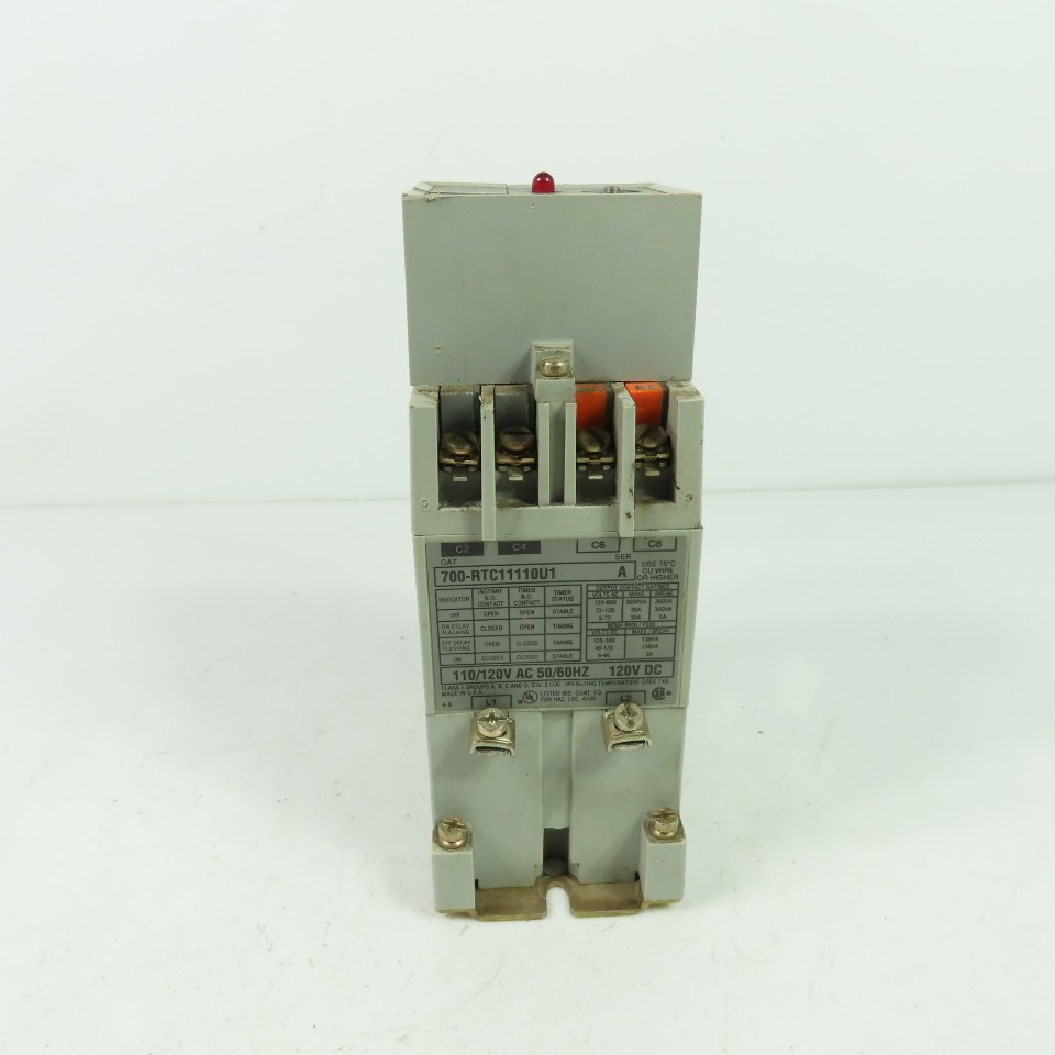 Allen Bradley 700-RTC11110U1 Ser A Solid State Timing Relay 120VDC