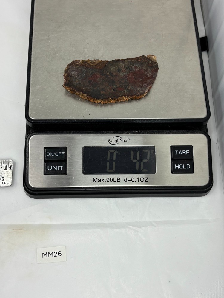 Thin Moss Agate Slab Cabbing Lapidary Carving Combo Ship Avail