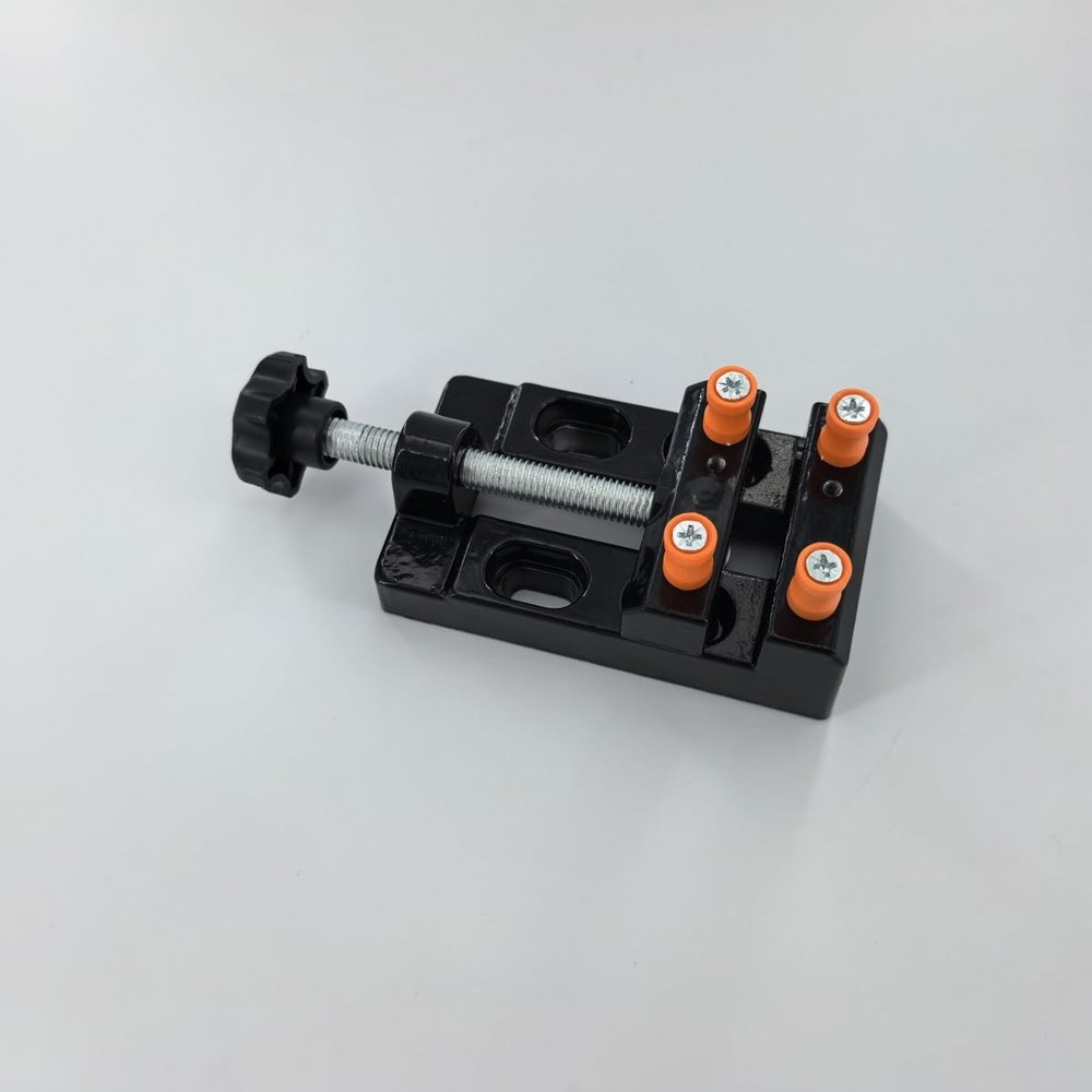 BUYSK Mini Bench Vice Clamp Flat Opening Parallel Table Multicolor