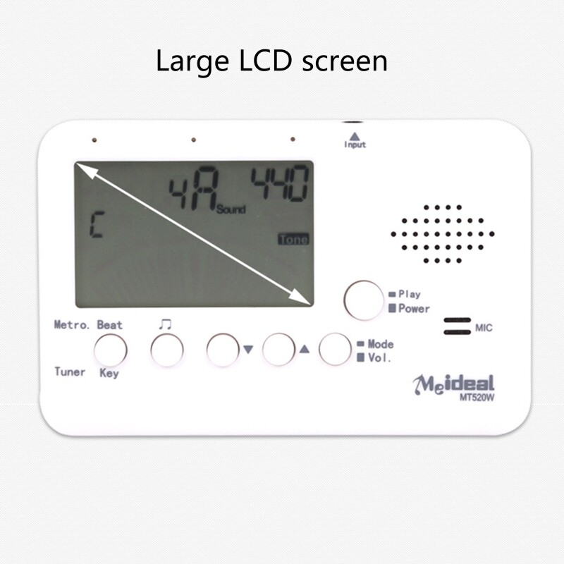 Wind Instrument Tuner with Power-saving Portable Digital Tuner