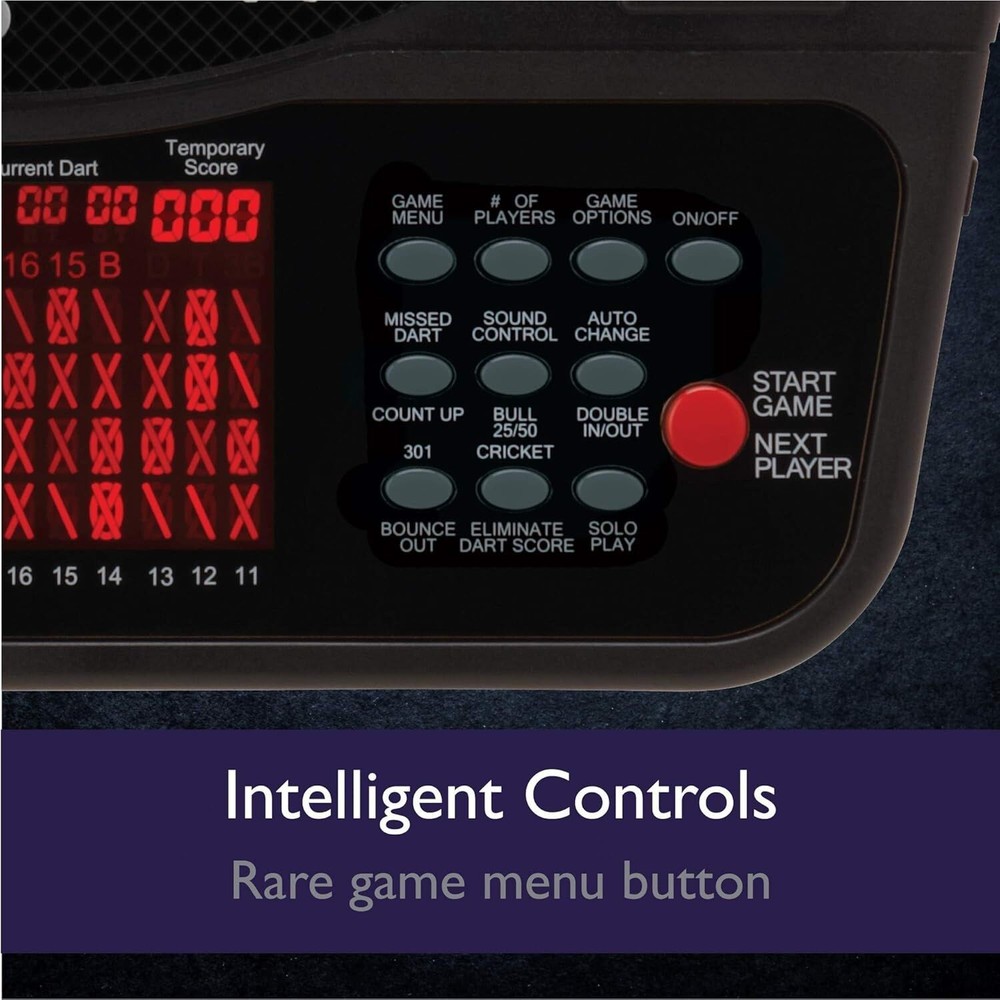 800 Regulation Size Electronic Dartboard Featuring 57 Game options