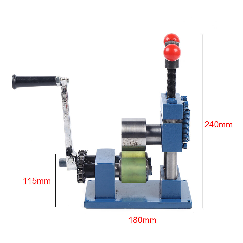 Hand Crank Ring Bracelet Press Bending Machine Making Tool Jewelry Ring Bender