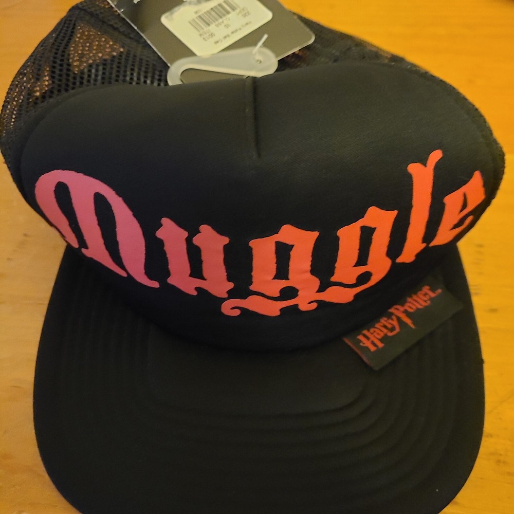 Harry Potter Hat, New With Tags, Muggle Cap, Adjustable Hat, Warner Bros