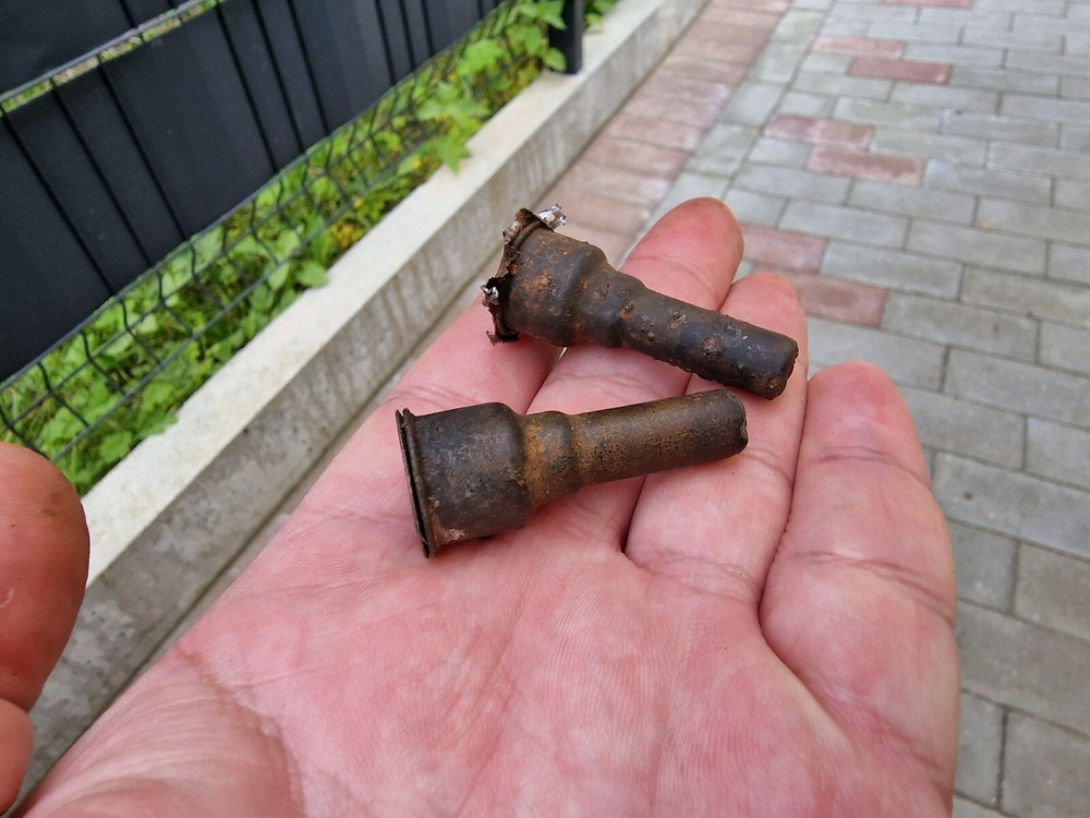 WW2 Accessories from the German bunker relic.