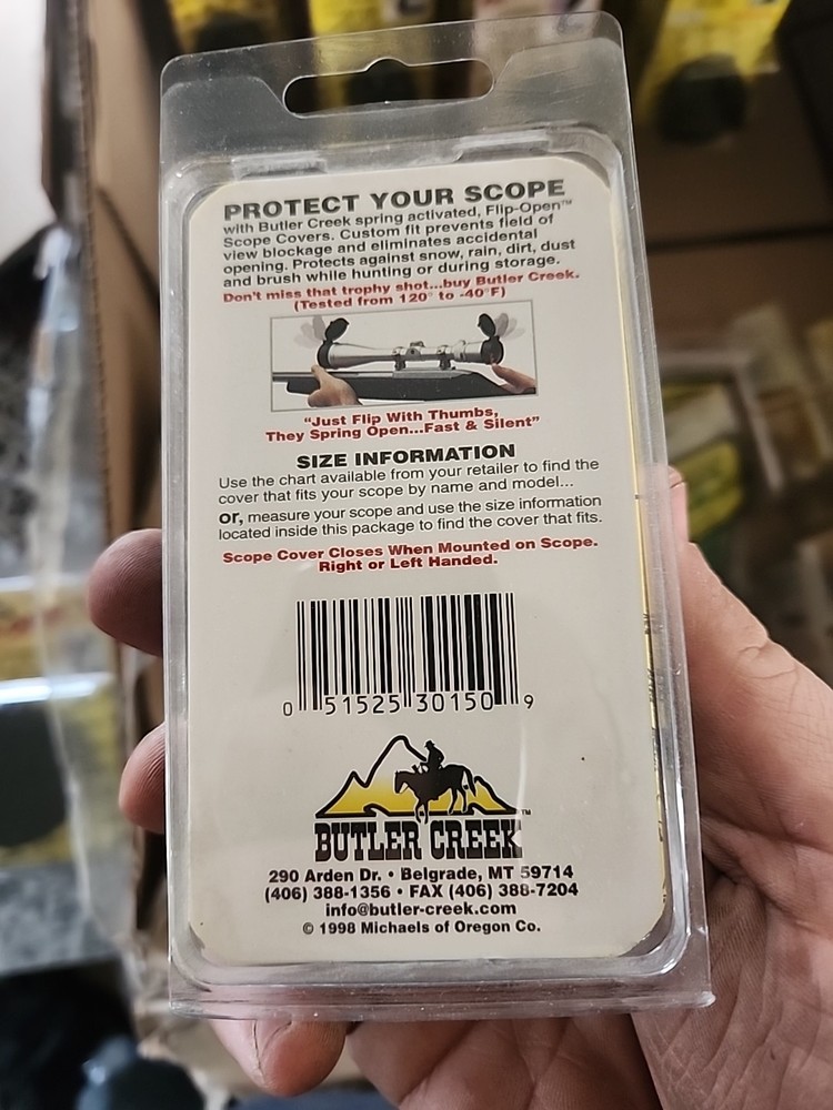 Butler Creek Scope Cover 15 Objective 30150