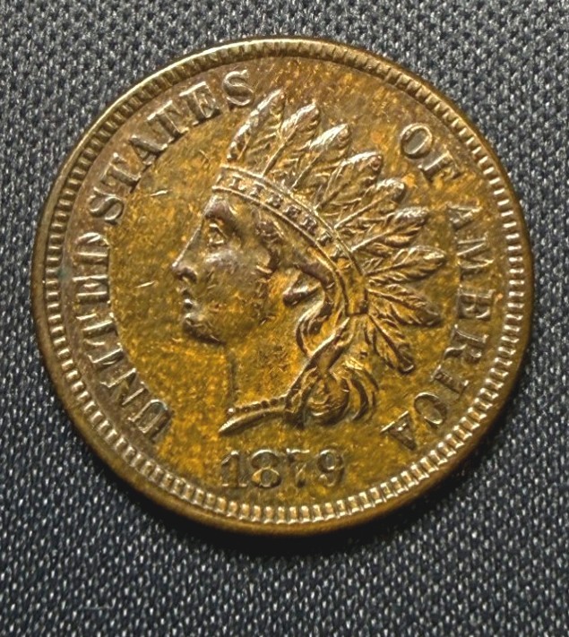 1879 Indian Head Cent Uncirculated BN superb Strike eye appealing