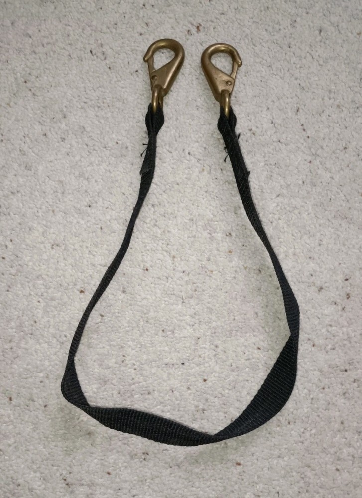 Military Strap With Brass Hooks