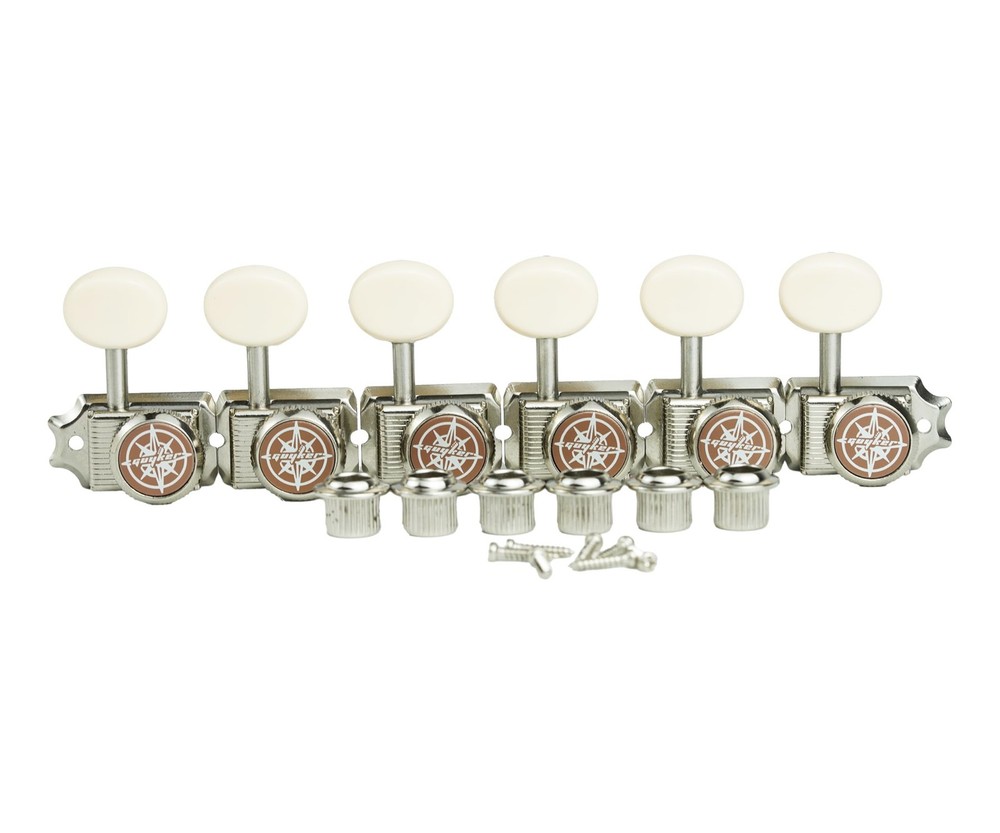 Guyker 6 Inline Vintage Guitar Lock String Tuners – Locking Tuning Key Peg