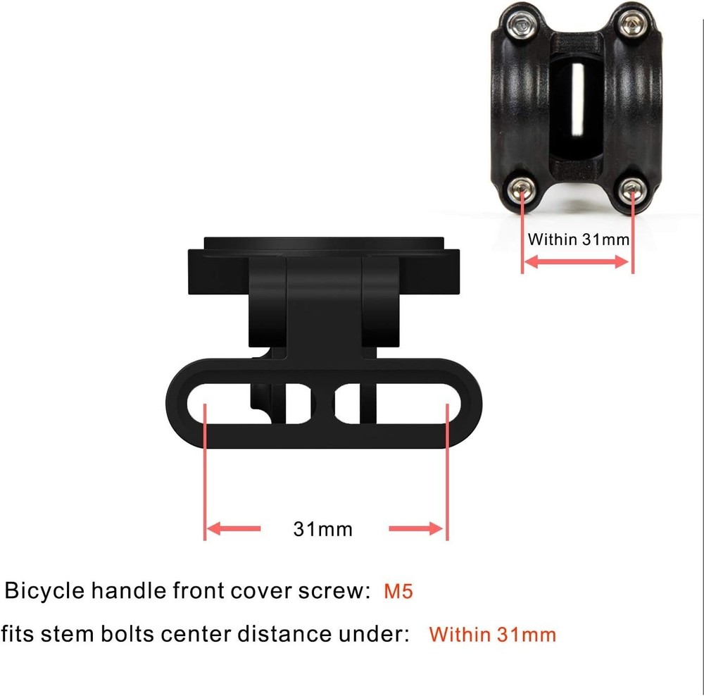 Cycles Adjustable Angle Out Front Stem Mounted Cycle Computer Bike Mount Comp...