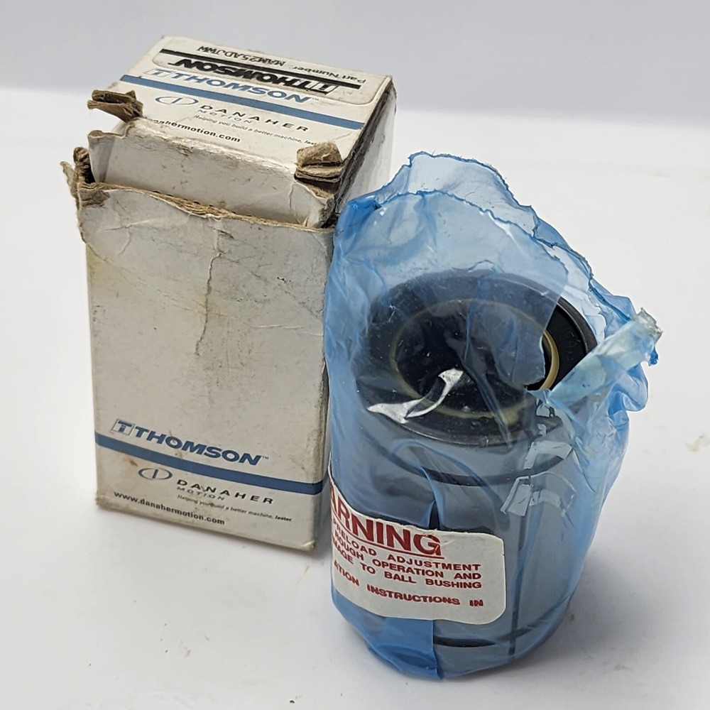 THOMSON MAM25ADJWW CLOSED ROUND RAIL BALL BUSHING