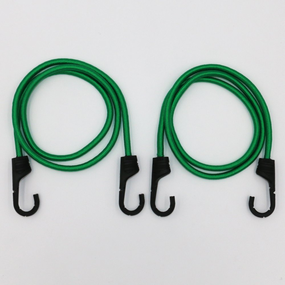 Heavy Duty Standard Rubber Bungee Cords Secure Cargo Loads UV Resistant 2 Pack