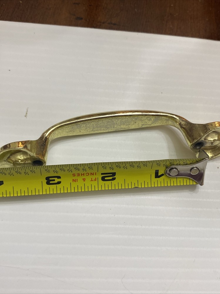 12 Vintage Brass Cabinet Door Drawer Handles Pulls Knobs Architectural Salvage