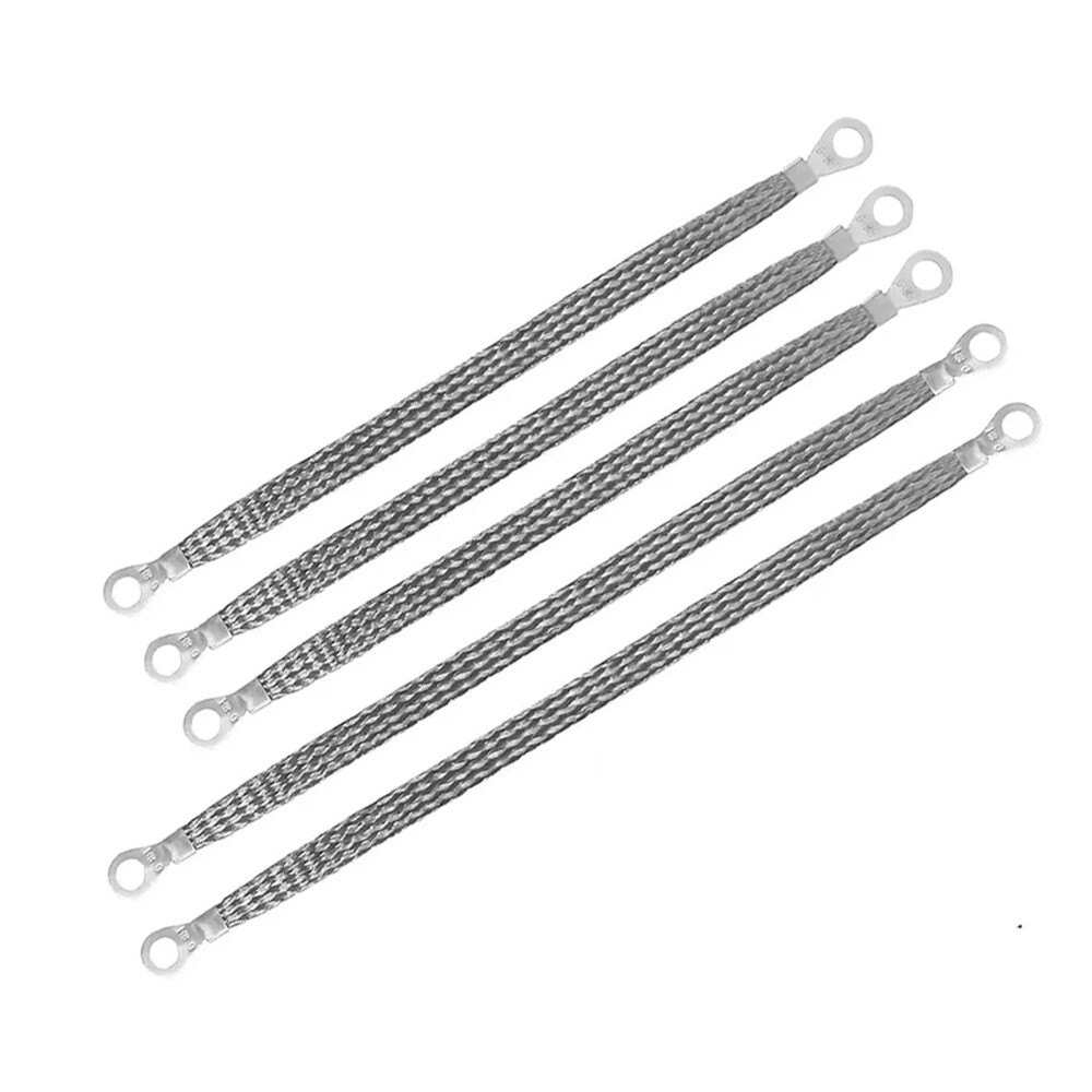 Universal Automotive Tinned Copper Braided Engine Ground Strap Cable +Terminals