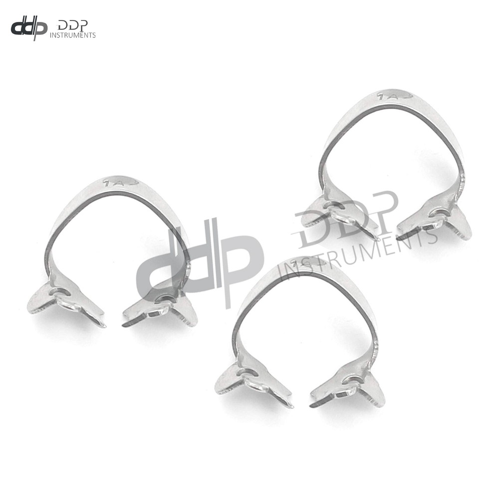 ENDODONTIC RUBBER DAM CLAMP # 1A DENTAL INSTRUMENTS ( 3 PCS )