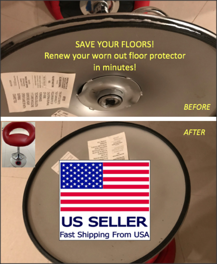 BEST 14-24" Stool Floor Protector Ring Replacement DIY RENEW Pedestal barstool