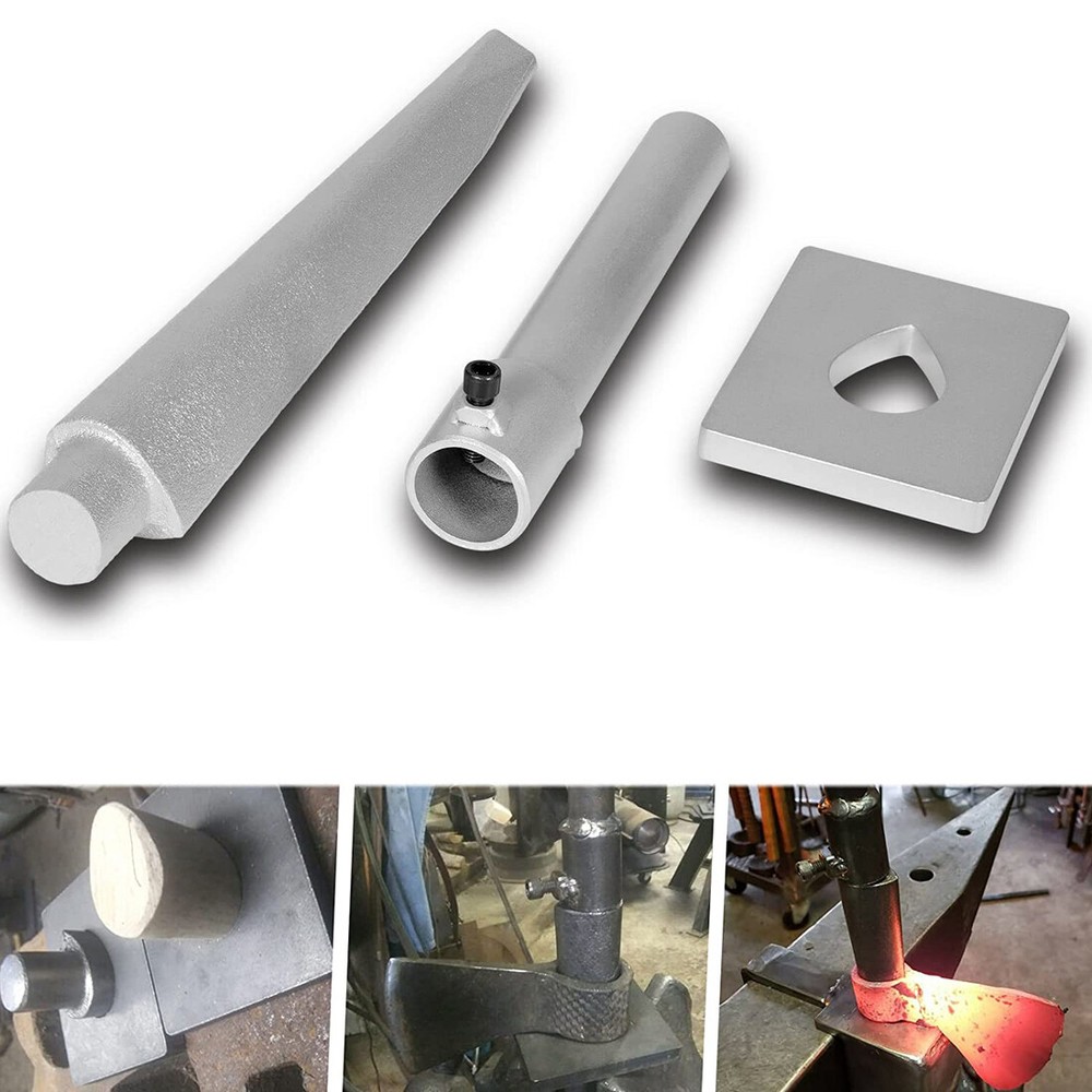 3Pcs Tomahawk Eye Drift Mandrel Blacksmith Tool Handle Hawk Maker Hammer Forging