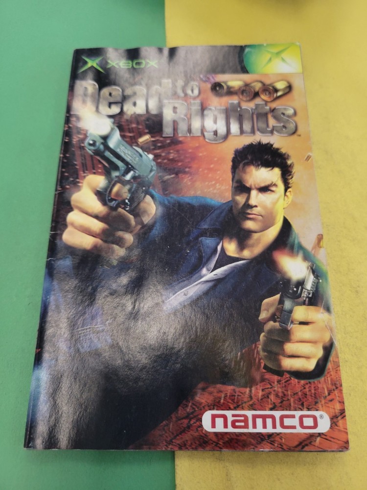 Xbox Manual  "Dead to Rights"