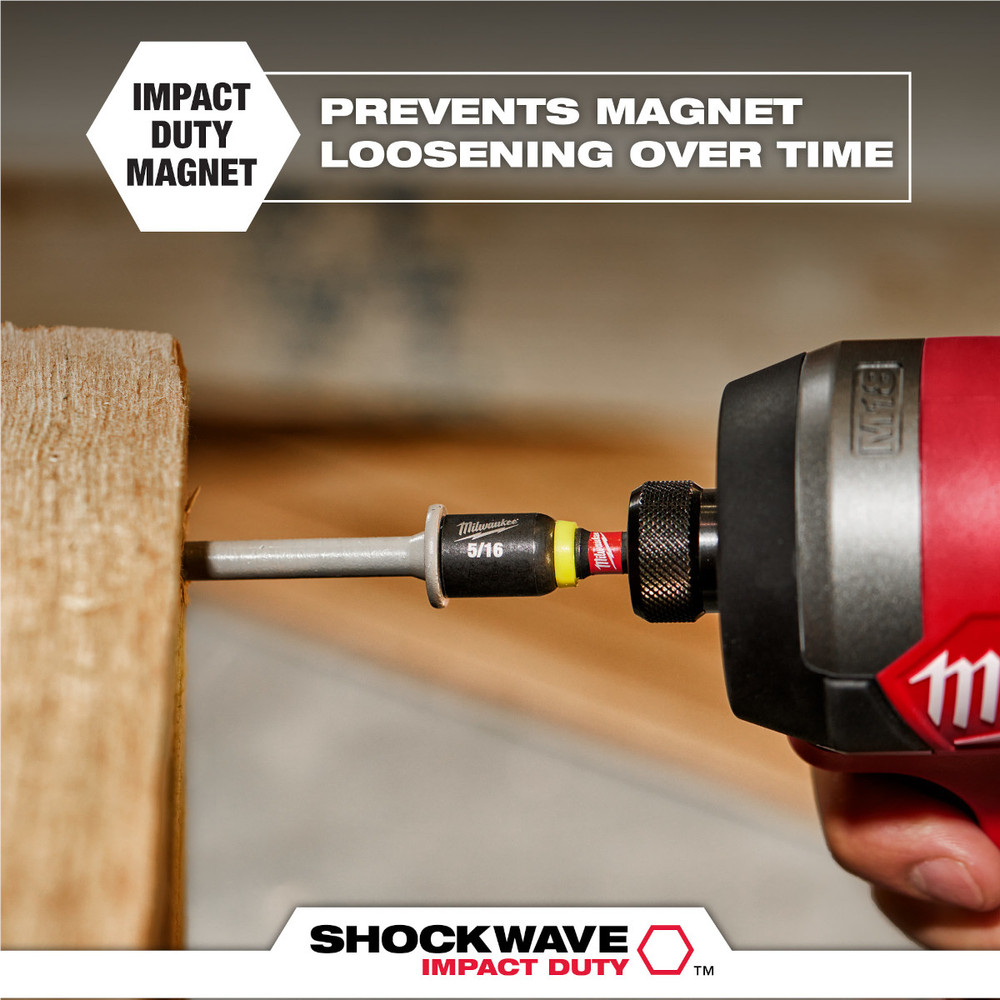 Milwaukee Tool 4 Piece 2-9/16 Inch Magnetic Nut Driver Set