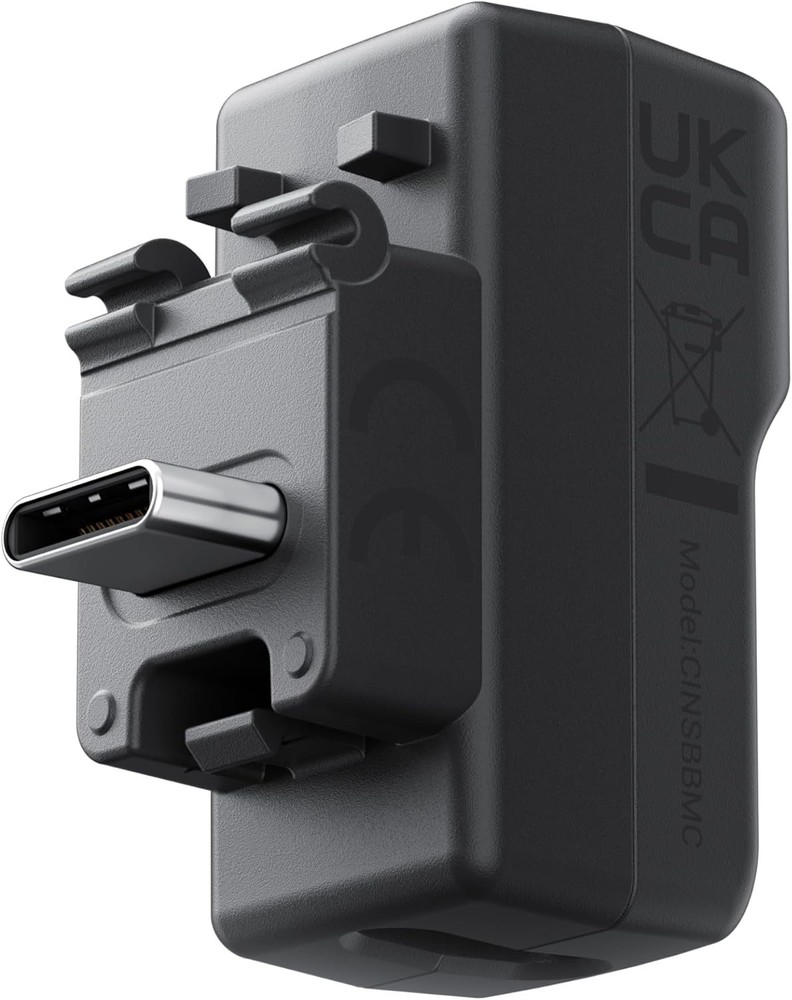 Insta360 X4 Compatible Microphone Adapter - Easy Type C to 3.5mm Connection