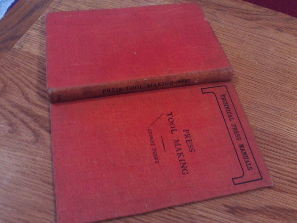 Press Tool Making Very scarce vintage book