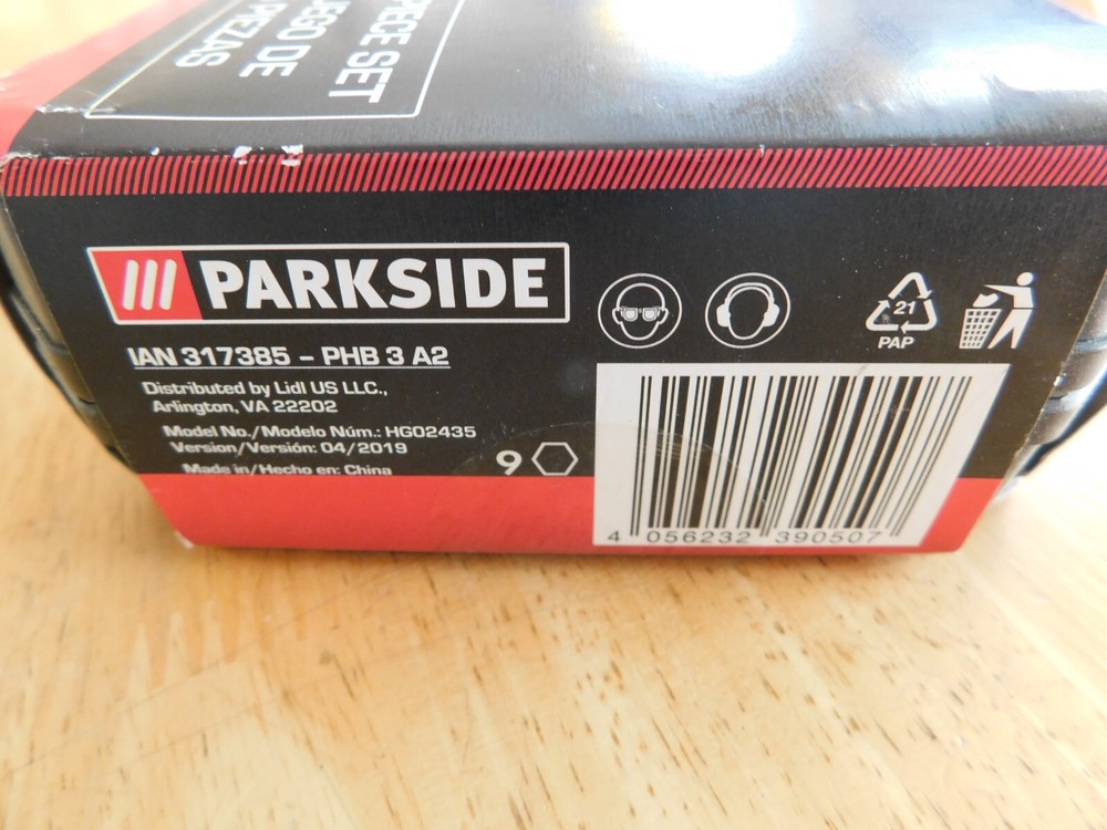 Parkside Forstner wood Drill Bit Set 5 piece set