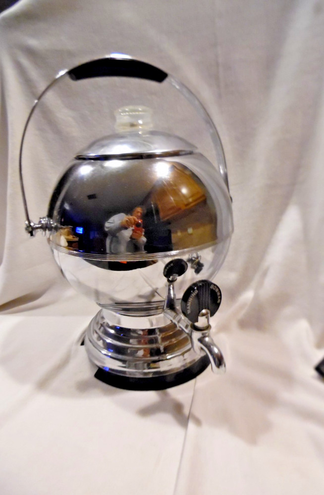 1950’s Manning-Bowman Chrome Globe Percolator Coffeemaker