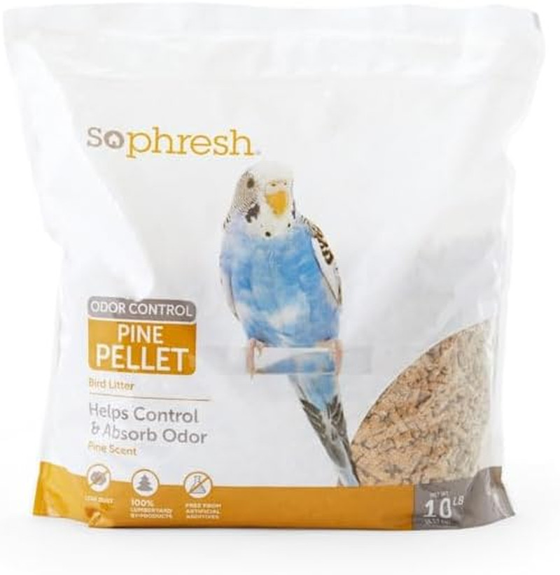 Odor Control Pine Pellet Bird Litter 10 Lbs.