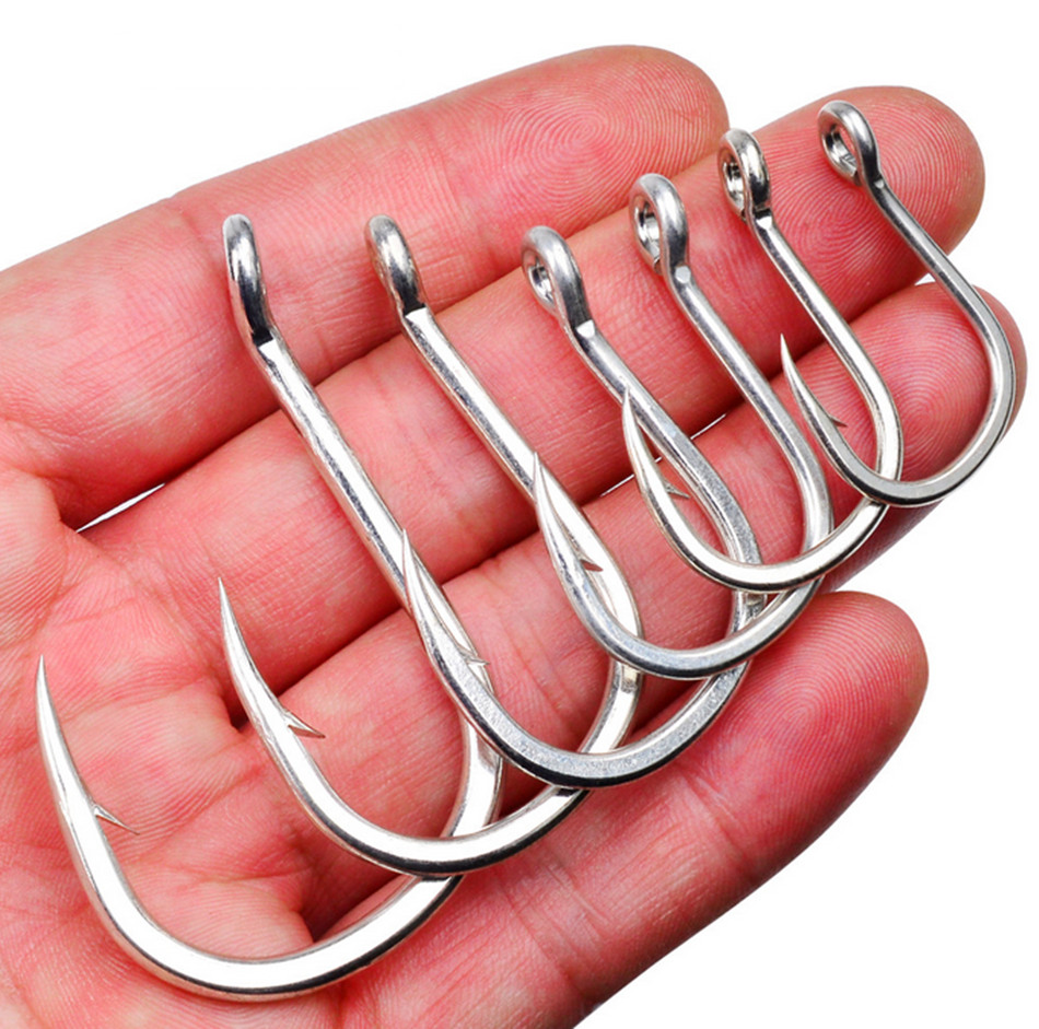 20-50Pcs Jigging Hooks Saltwater Assist Hooks Sea Fishing Hooks Big Game Hooks